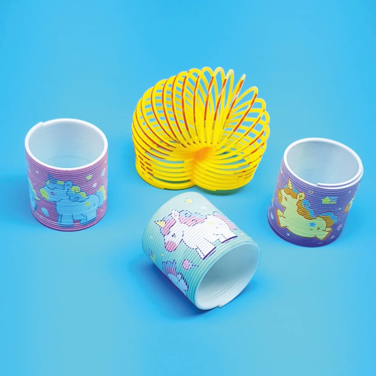 Mini-Spiralen Einhorn Treppenläufer Slinky Fantasyworld