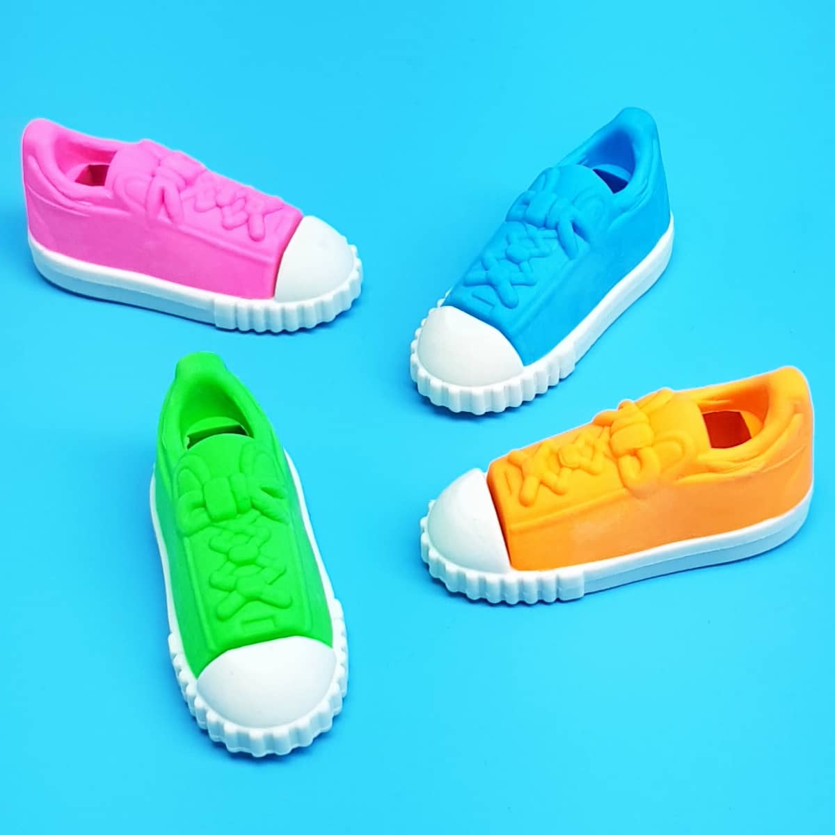 Bunter Sneaker-Radiergummi fürs Federmäppchen