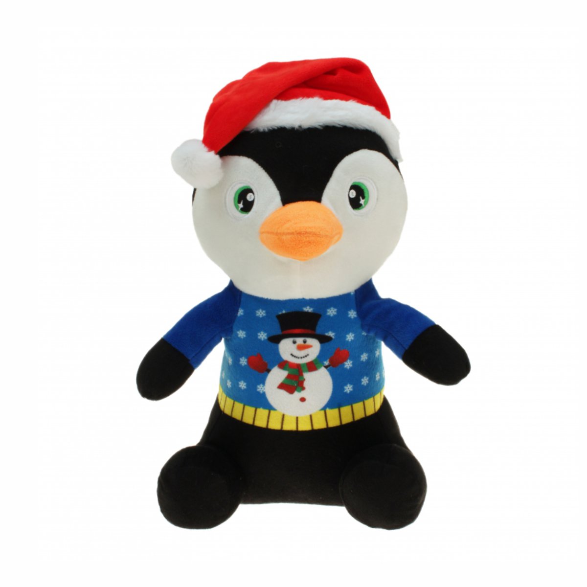 Plüsch-Pinguin Peter Kuscheltierchen mit Weihnachtsmützchen