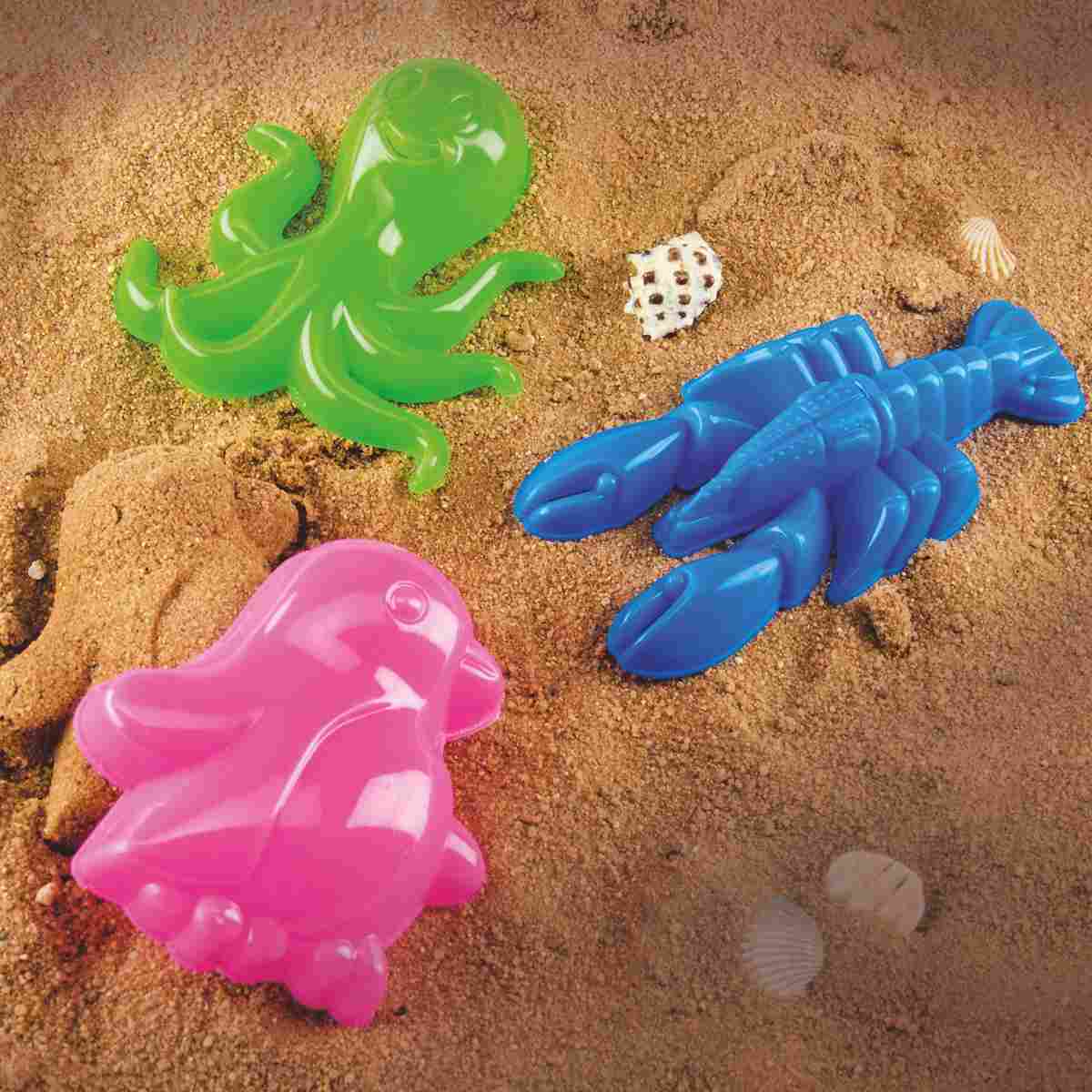 Sandfoermchen-Meerestiere Sandspielzeug