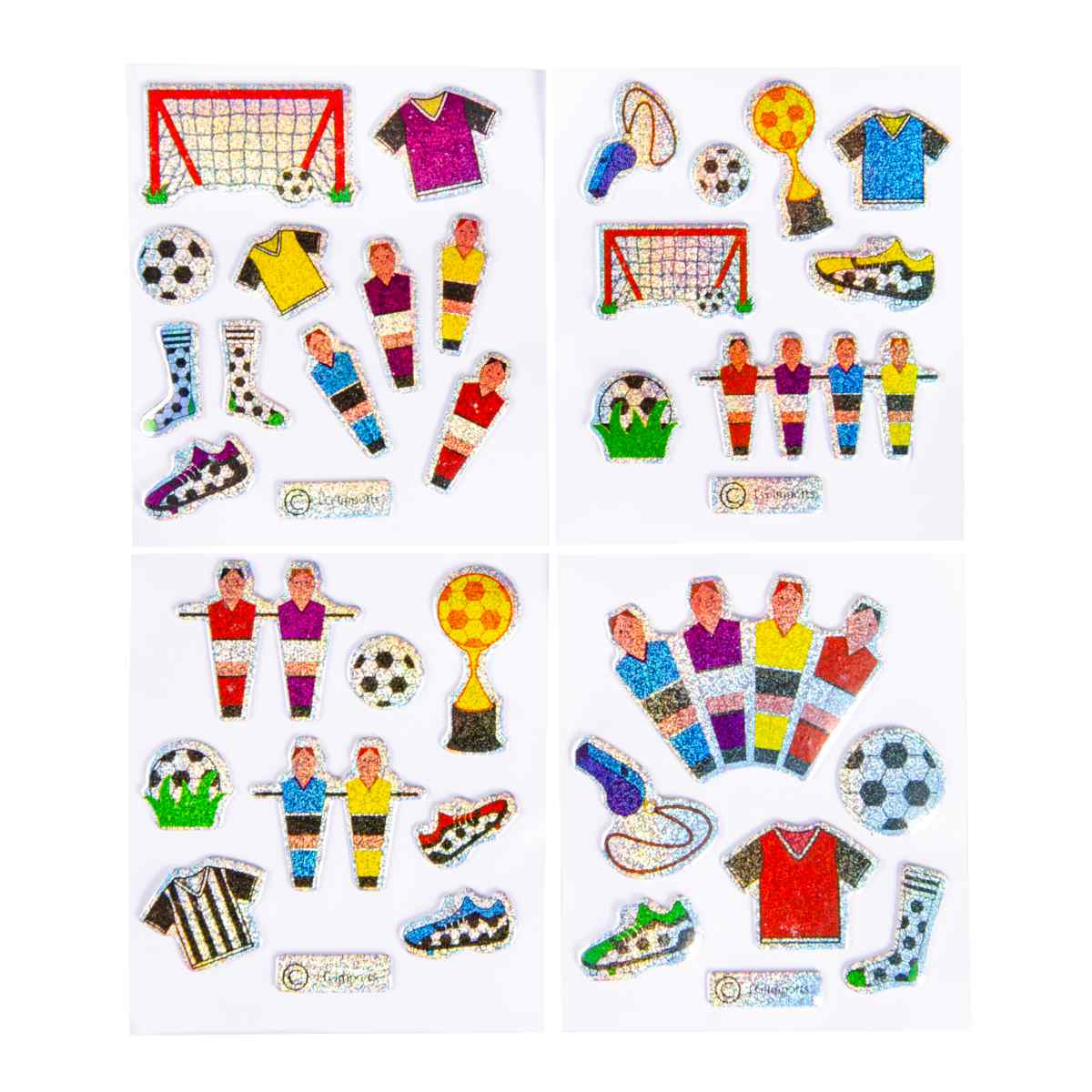 Sticker-Fussball Aufkleber