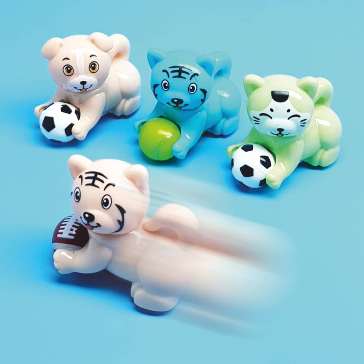 Tierchen mit Rückzug Haustiere mit Spielbällen und Funktion