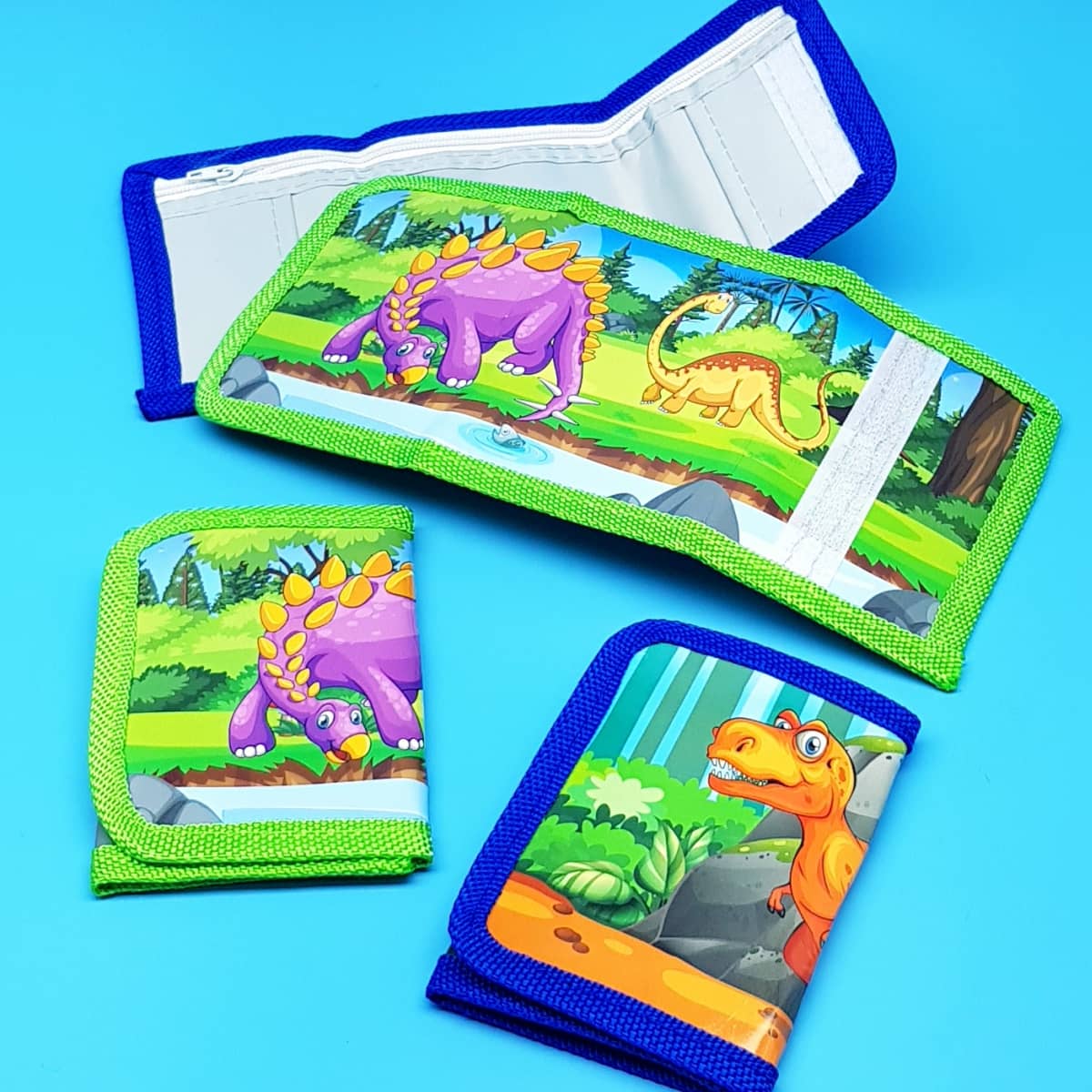 Kinder-Geldbeutel mit Dino-Motiven