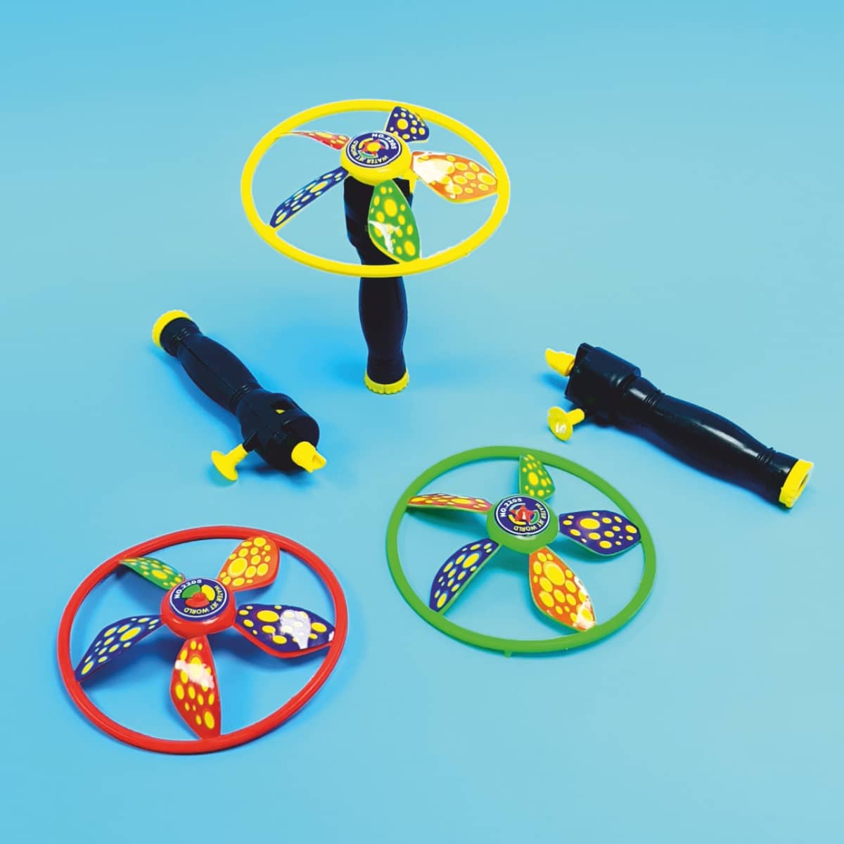 Flugspiele zum Aufziehen mit Helikopter-Propellern