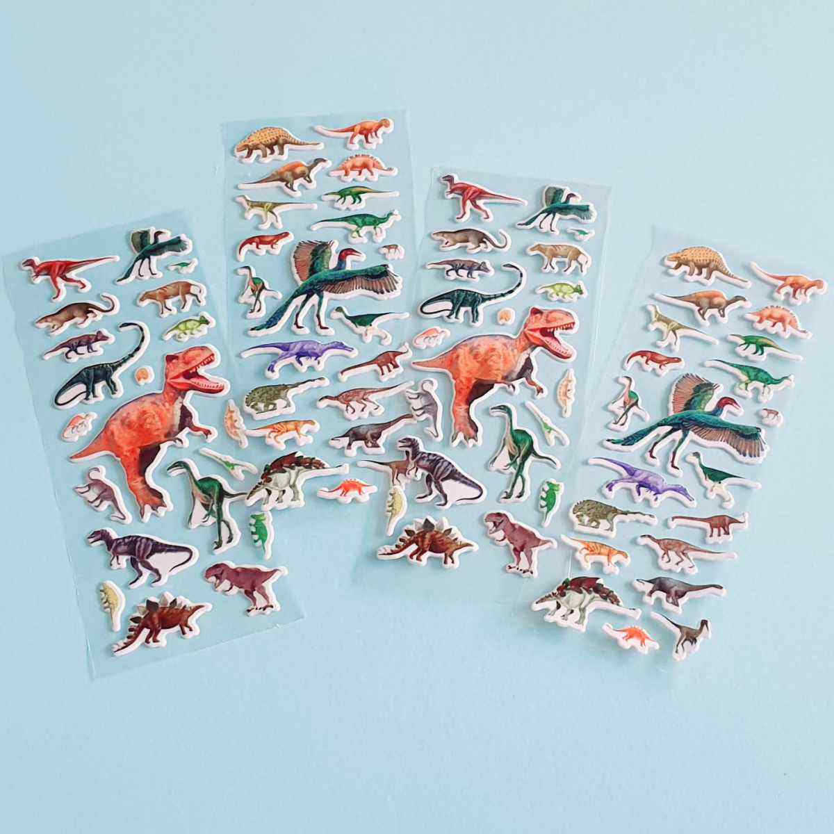 Sticker-Dino Aufkleber-Karten