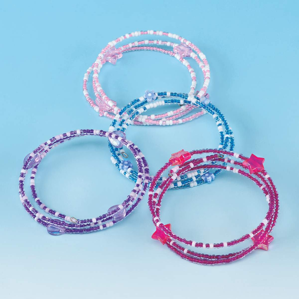 Glitter-Spiralarmreifen Armband