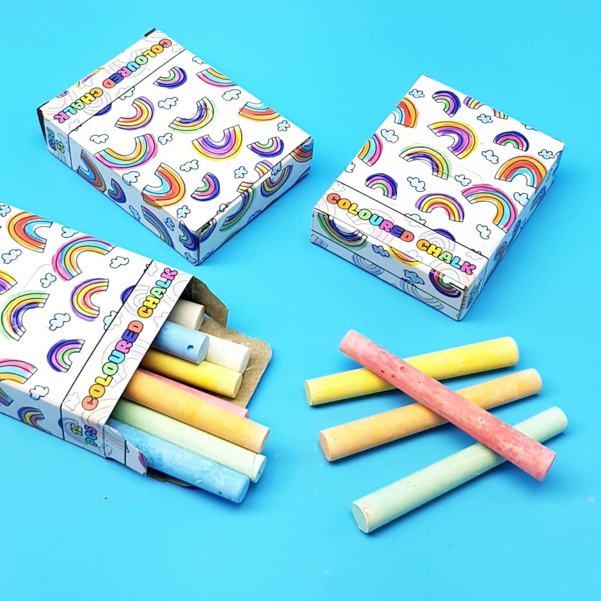 Malkreiden 12er-Sets Straßenmalkreiden abwaschbar als Set