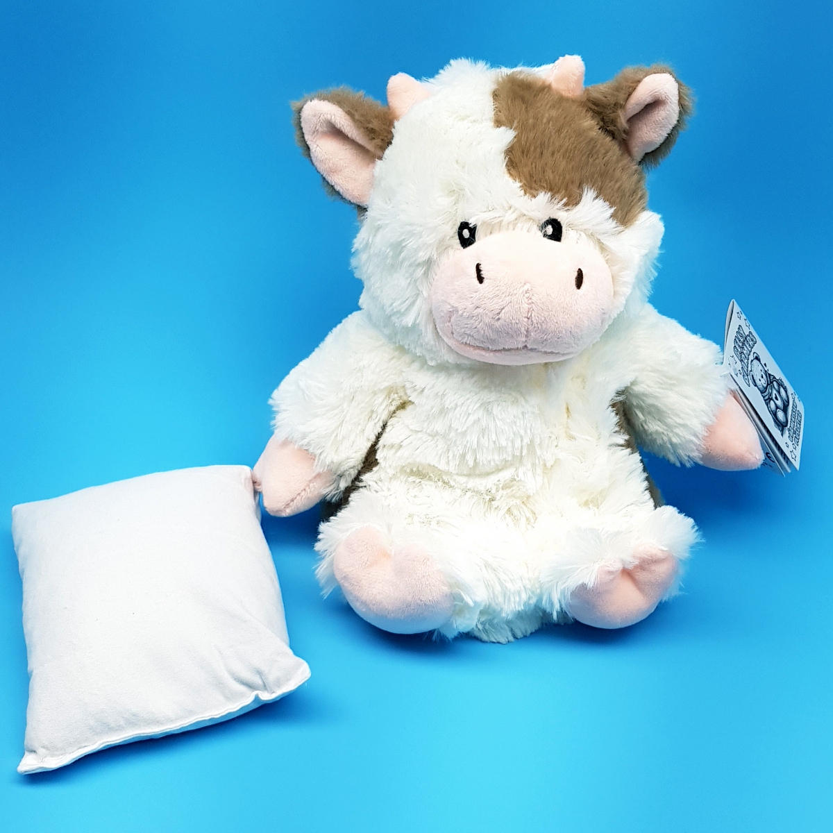 Stoff-Kuh mit herausnehmbarem Wärmekissen