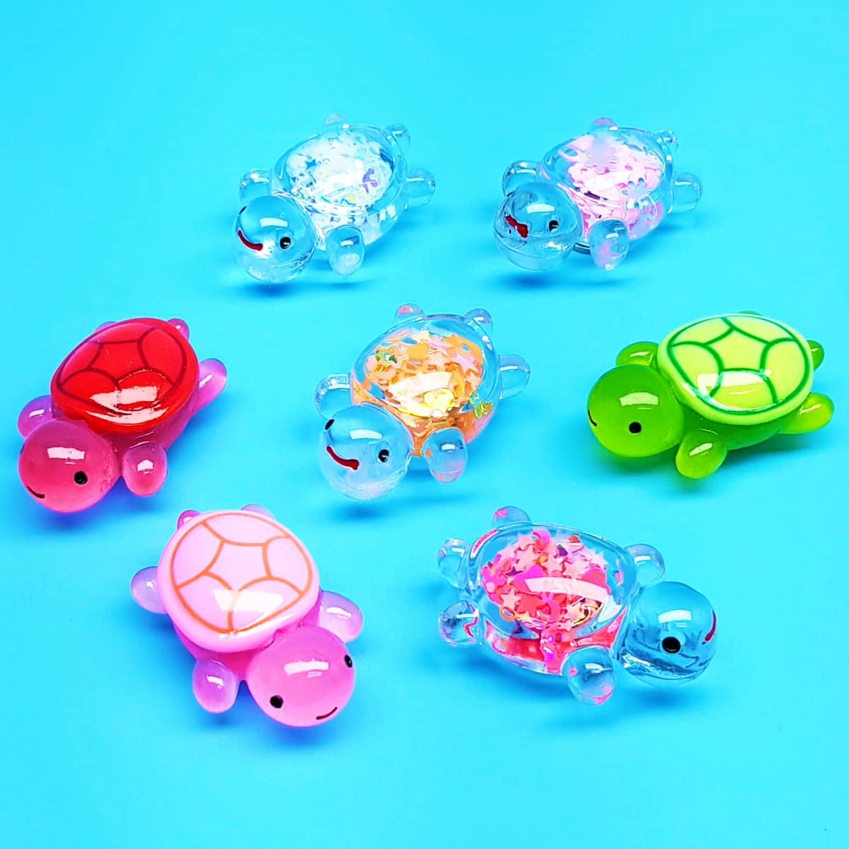 Schildkröten Glücksbringer transparent