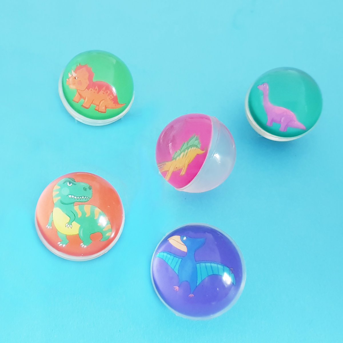 Dinosaurier-Flummis Dino-Motive