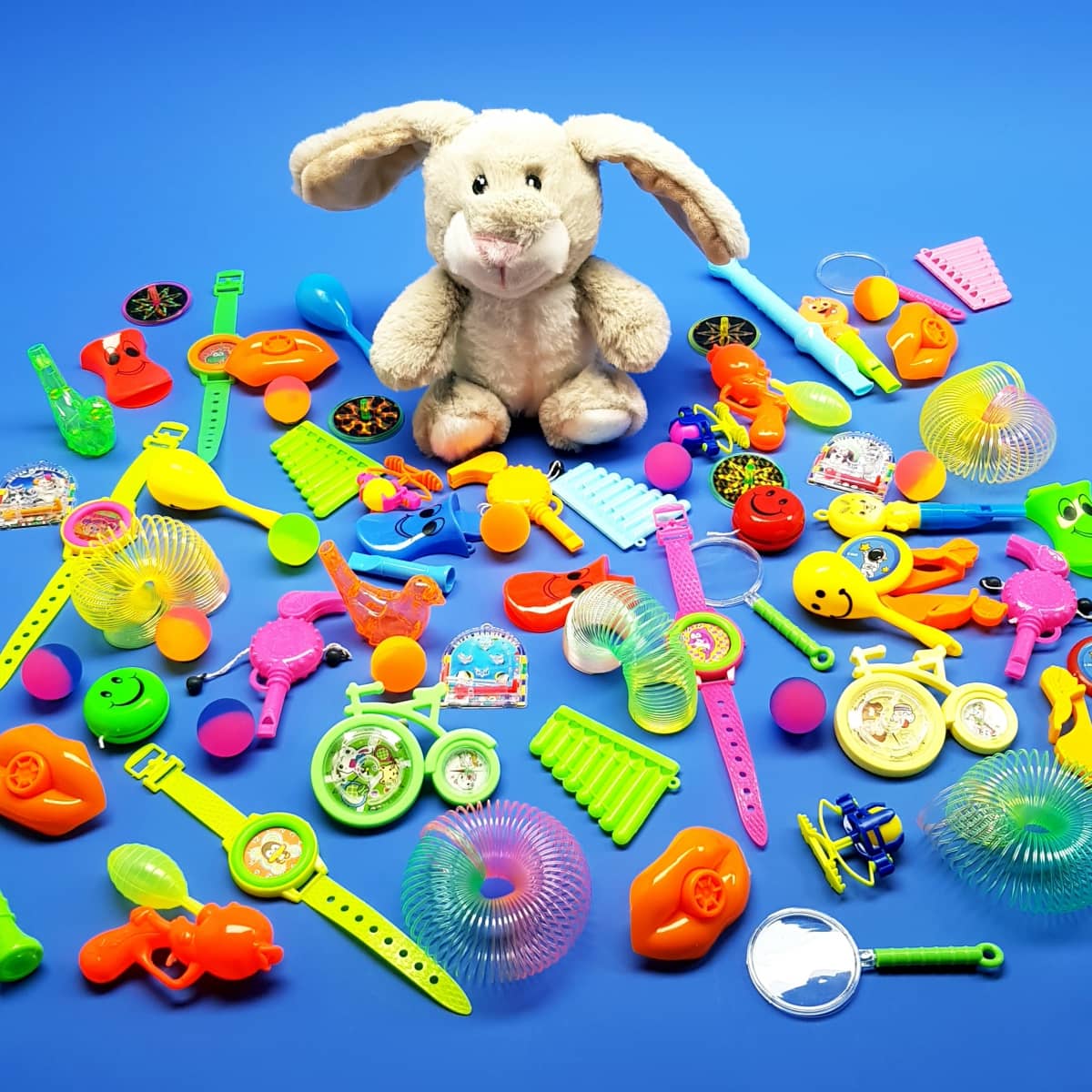 Kinderzugabeartikel im Sparpaket mit Plüschtier