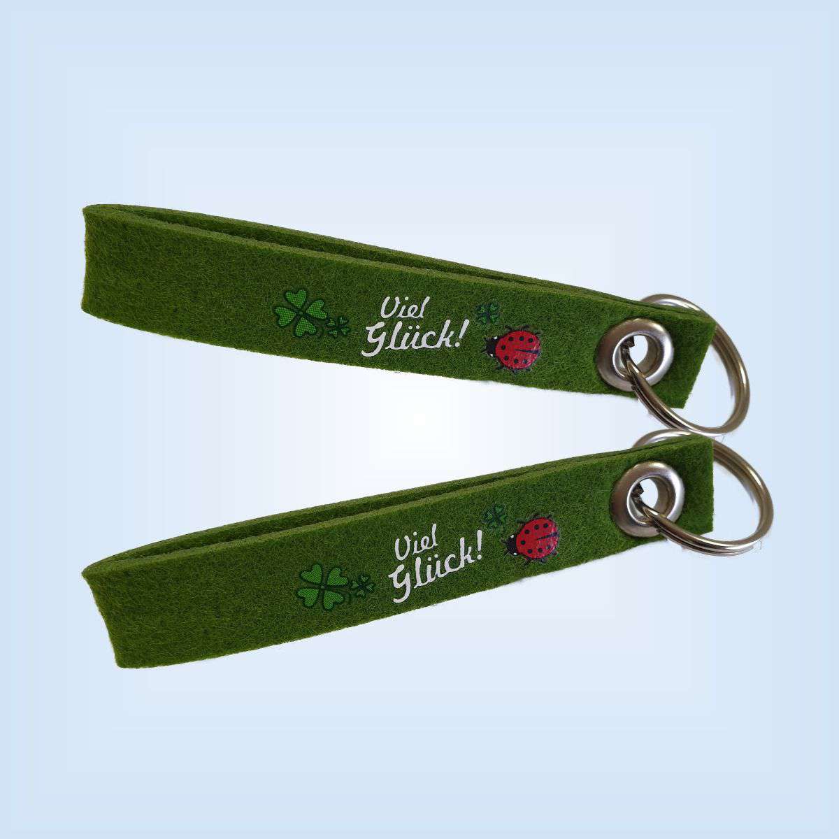 Schluesselanhaenger-Viel-Glueck-aus-Filz Accessoires