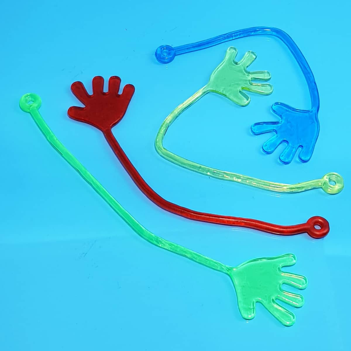Glibber-Hände Klatschhand mit glibberiger Schnur