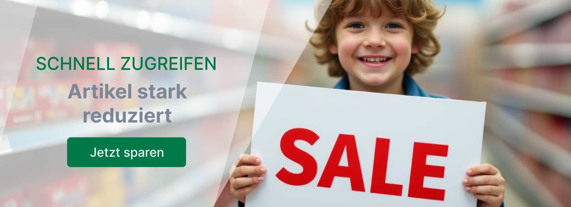 Sale Reduzierte Artikel im Abverkauf zu Sonderpreisen