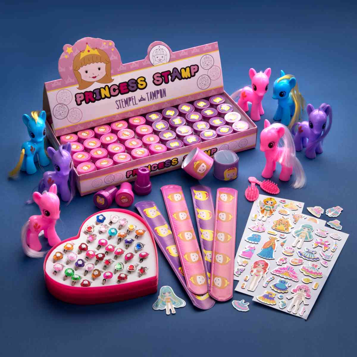 Spielzeugpaket-Prinzessin-fuer-Maedchen-mit-200-Teilen Spielzeugsortiment