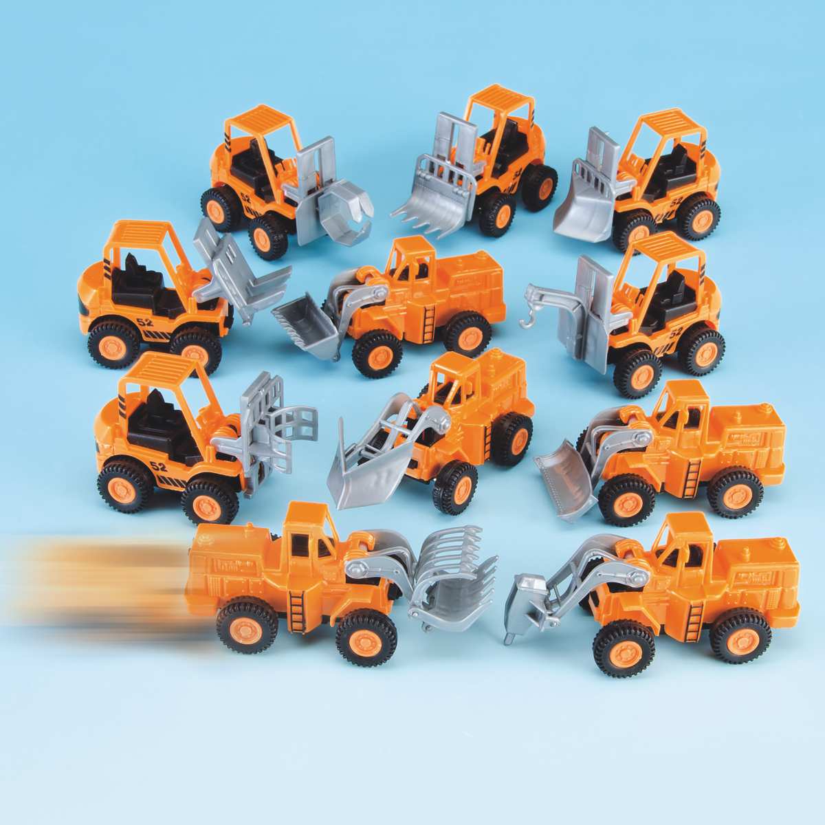 Baufahrzeuge-mit-Rueckzug Bulldozer