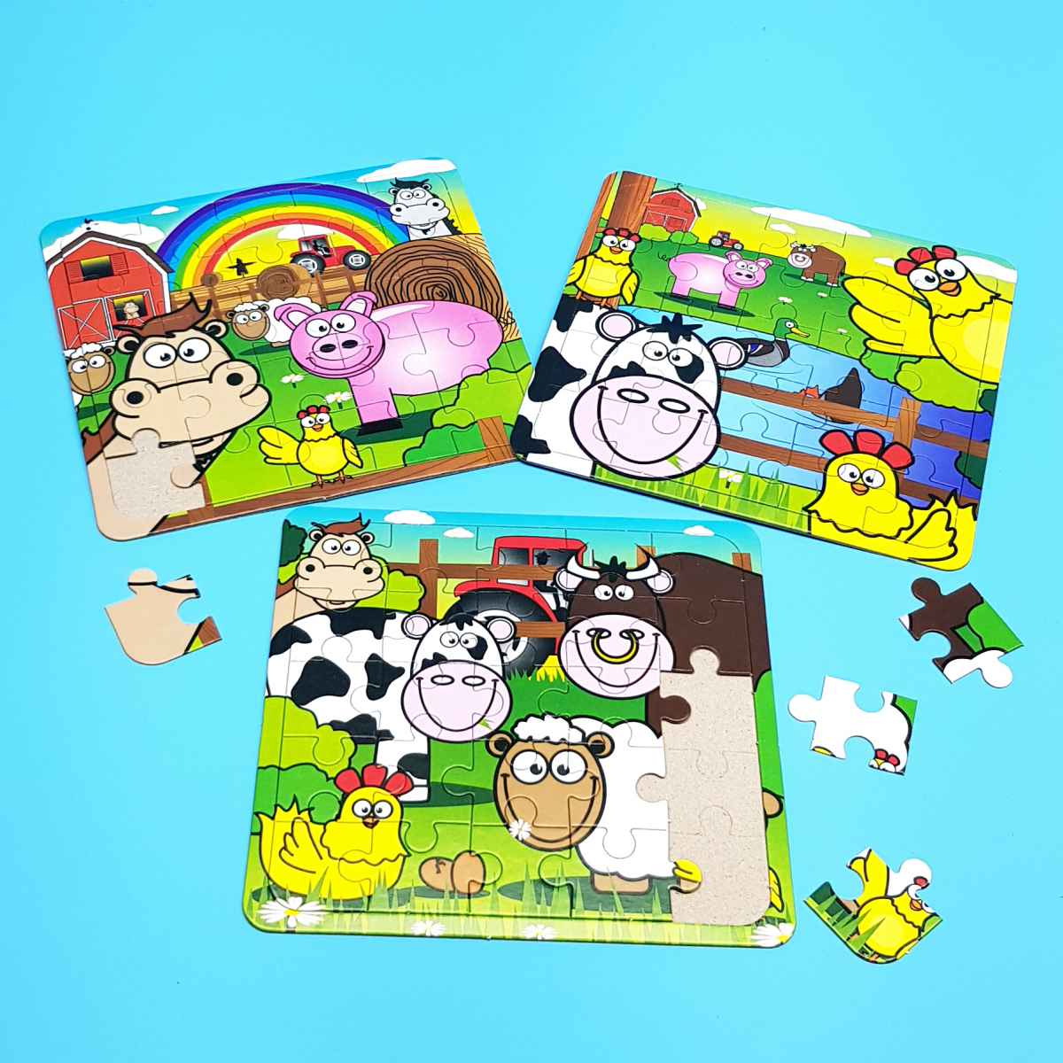 Puzzles Farm Knobelspiele Bauernhoftiere