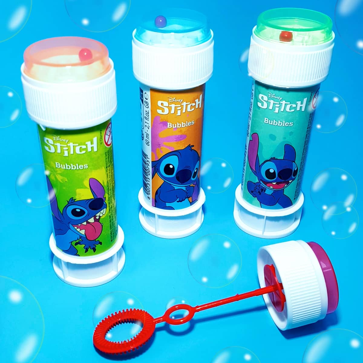 Seifenblasen im Stitch Design mit Geduldspiel – Kinder-Giveaway