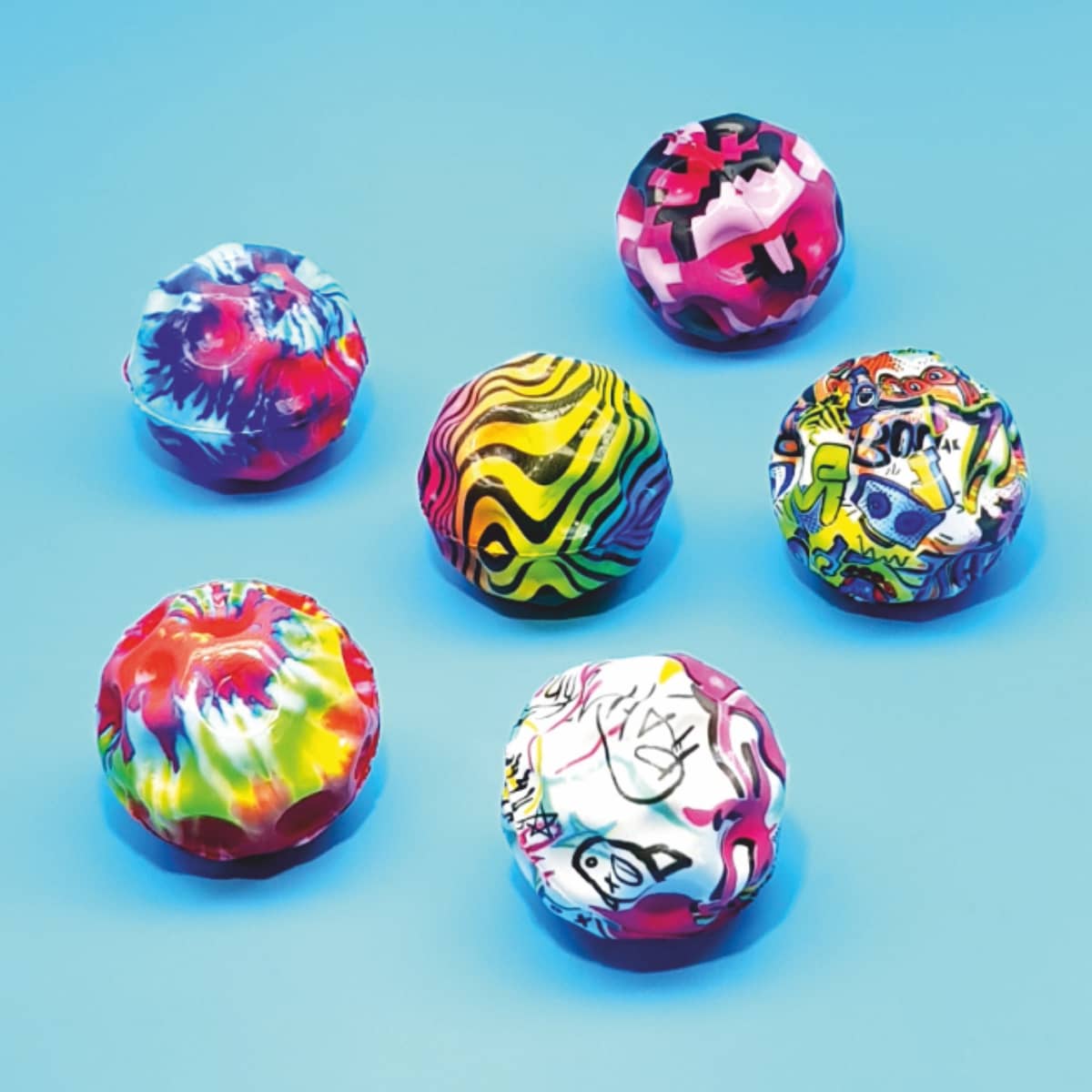 Trendspielzeug im topaktuellen Graffiti-Design Moon-Balls