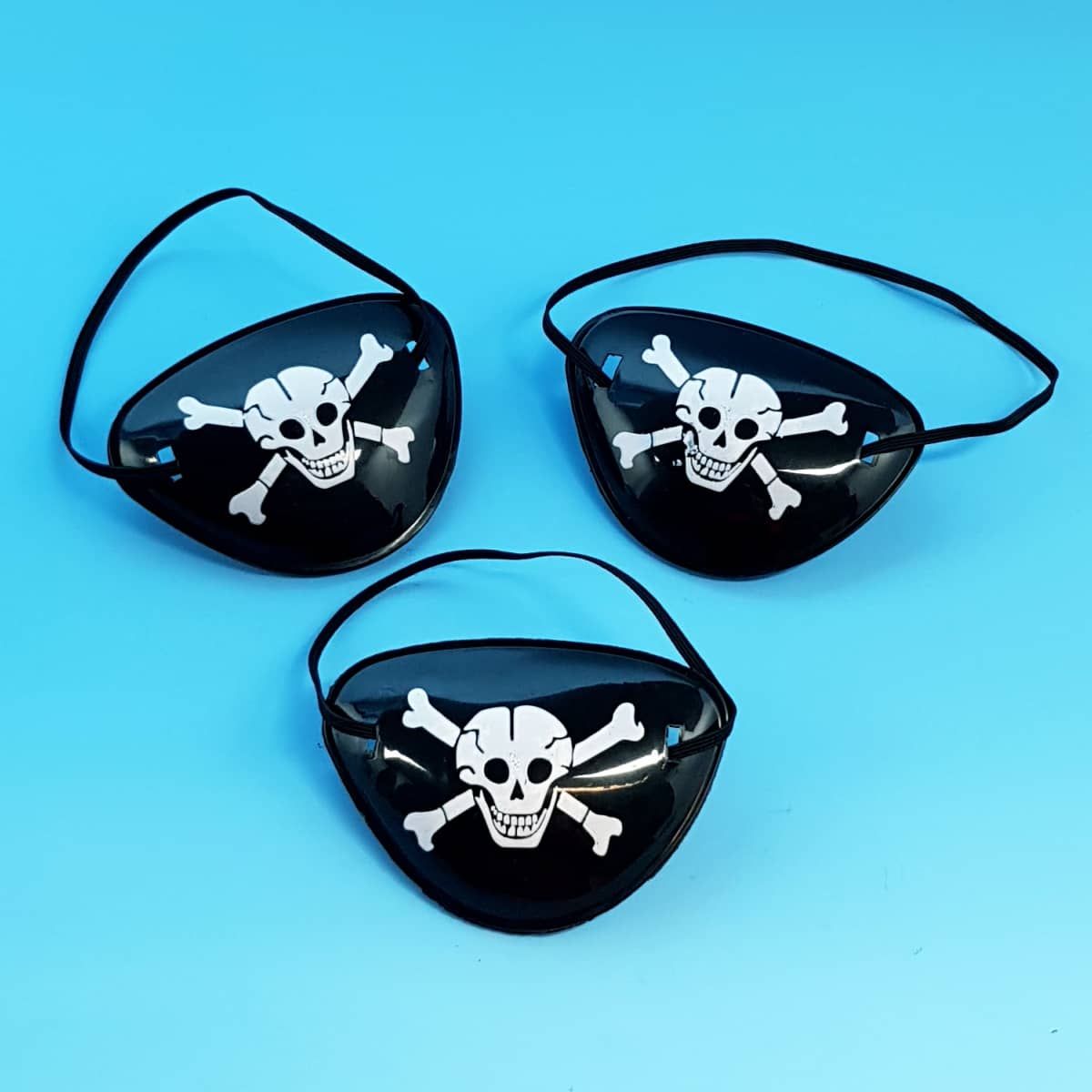 Piratenaugenklappen Seeräuber-Kapitän-Augenschmuck