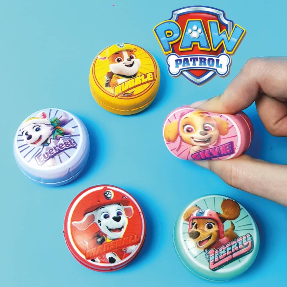 Paw Patrol Knautschkissen Kleine Softkissen aus schaumigem Material