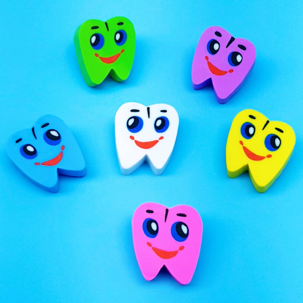 Radiergummis Zähnchen