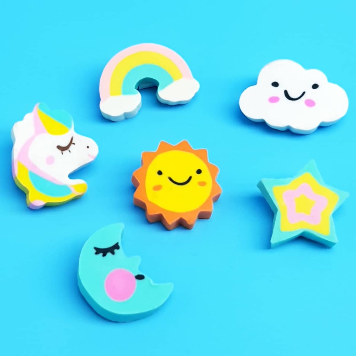 Mini-Radiergummis Fantasy