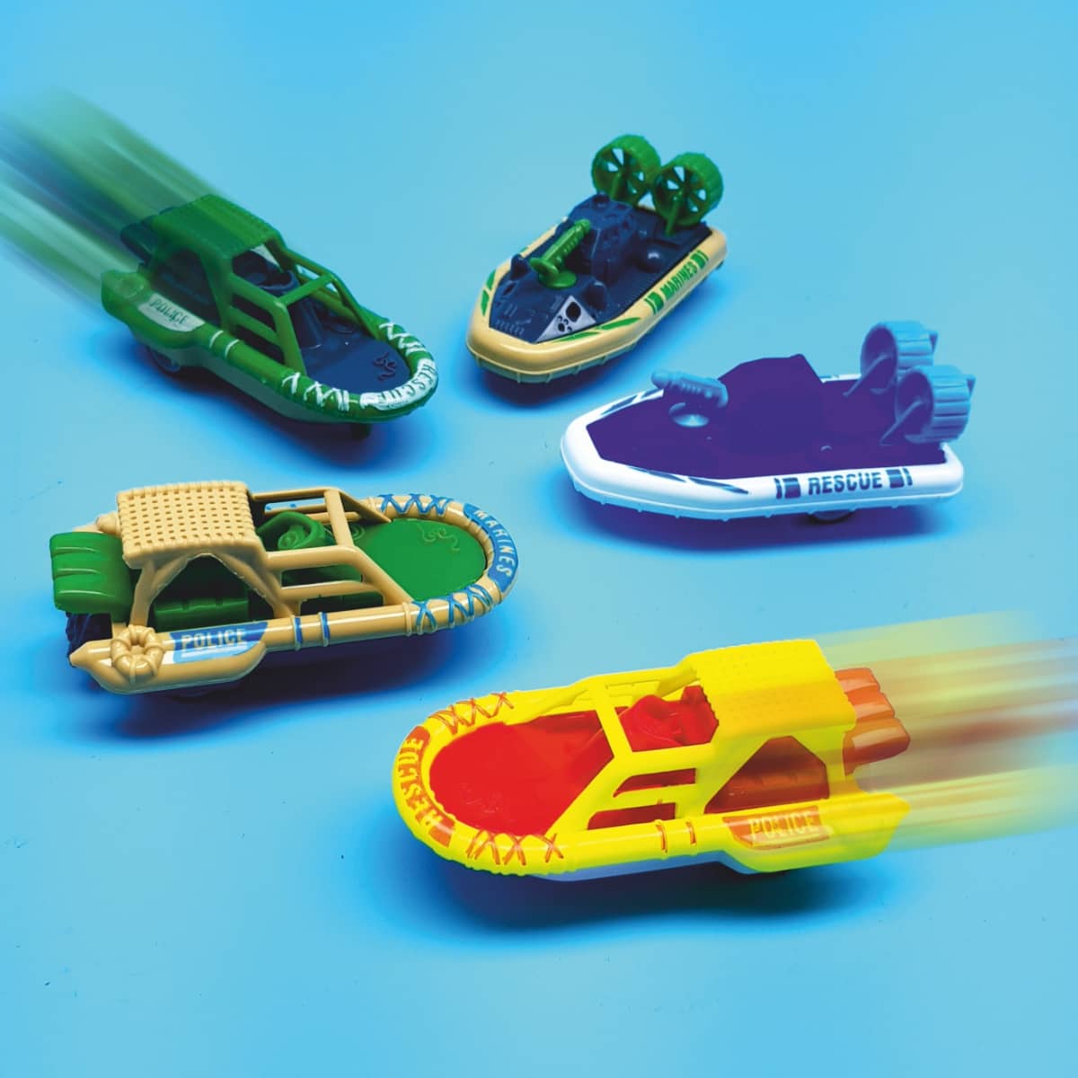 Boote mit Rückzug Aufziehbare Speed-Schiffe-Flitzer