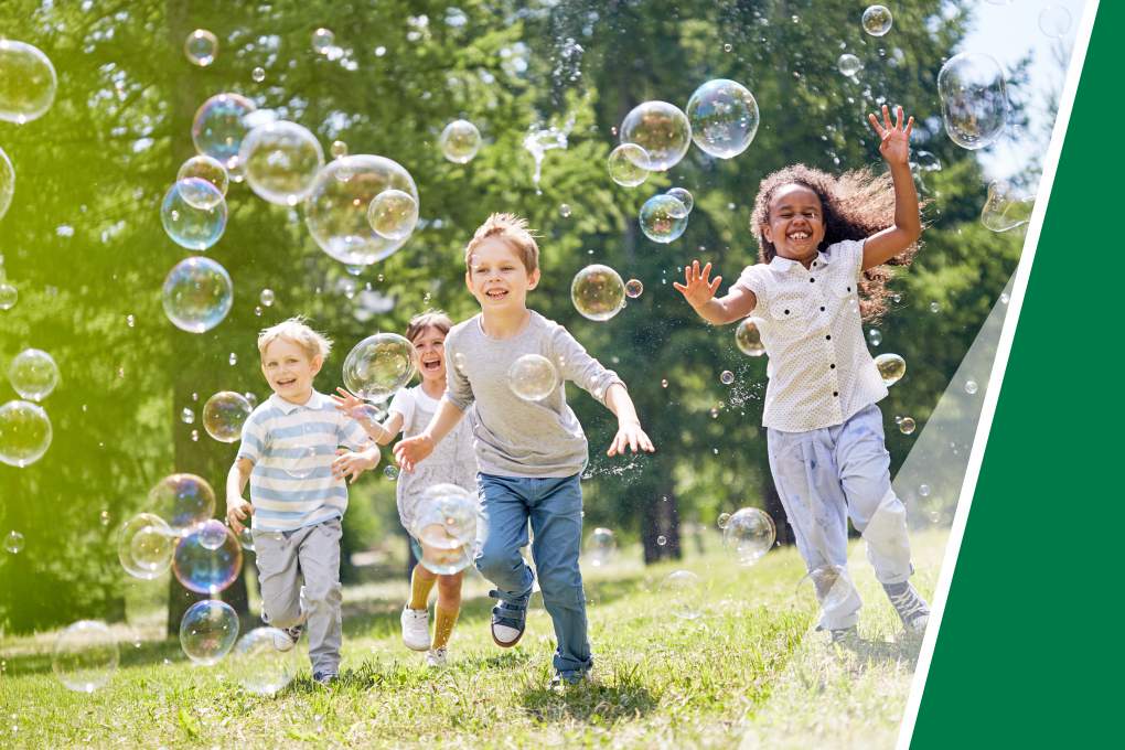 Wasserspritzer und Spaß