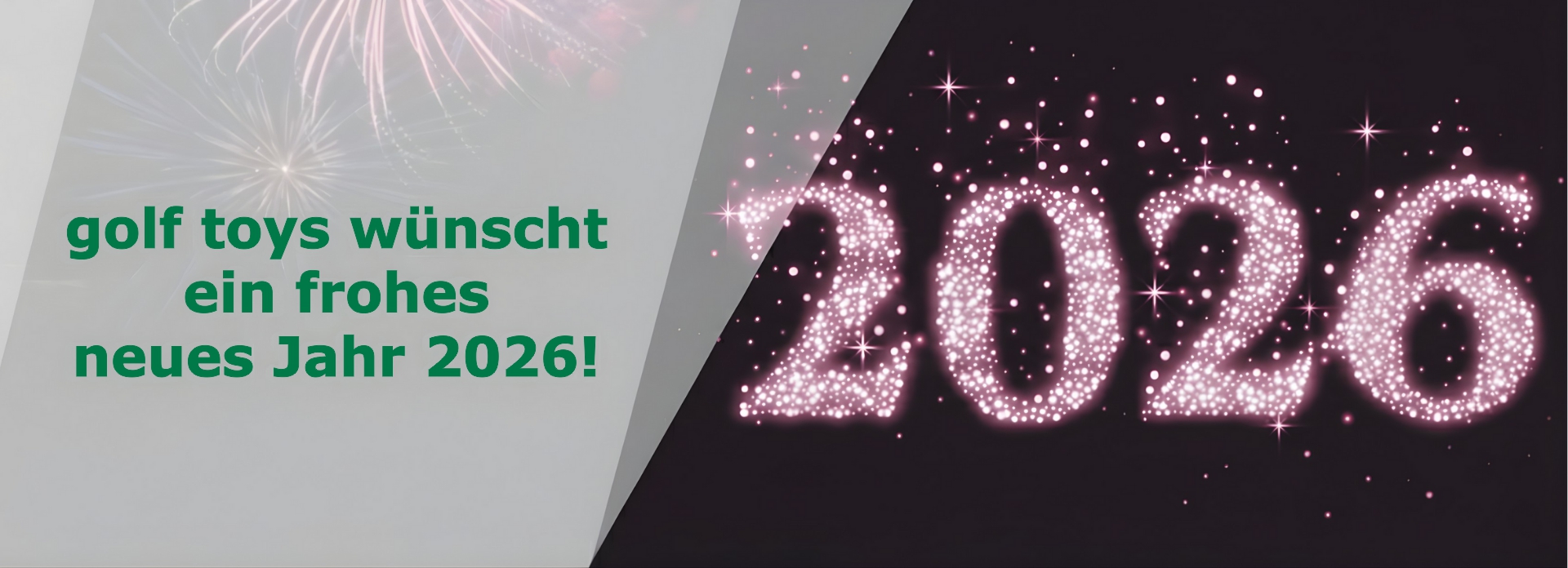 golf toys wünscht Frohes Neues Jahr 2026