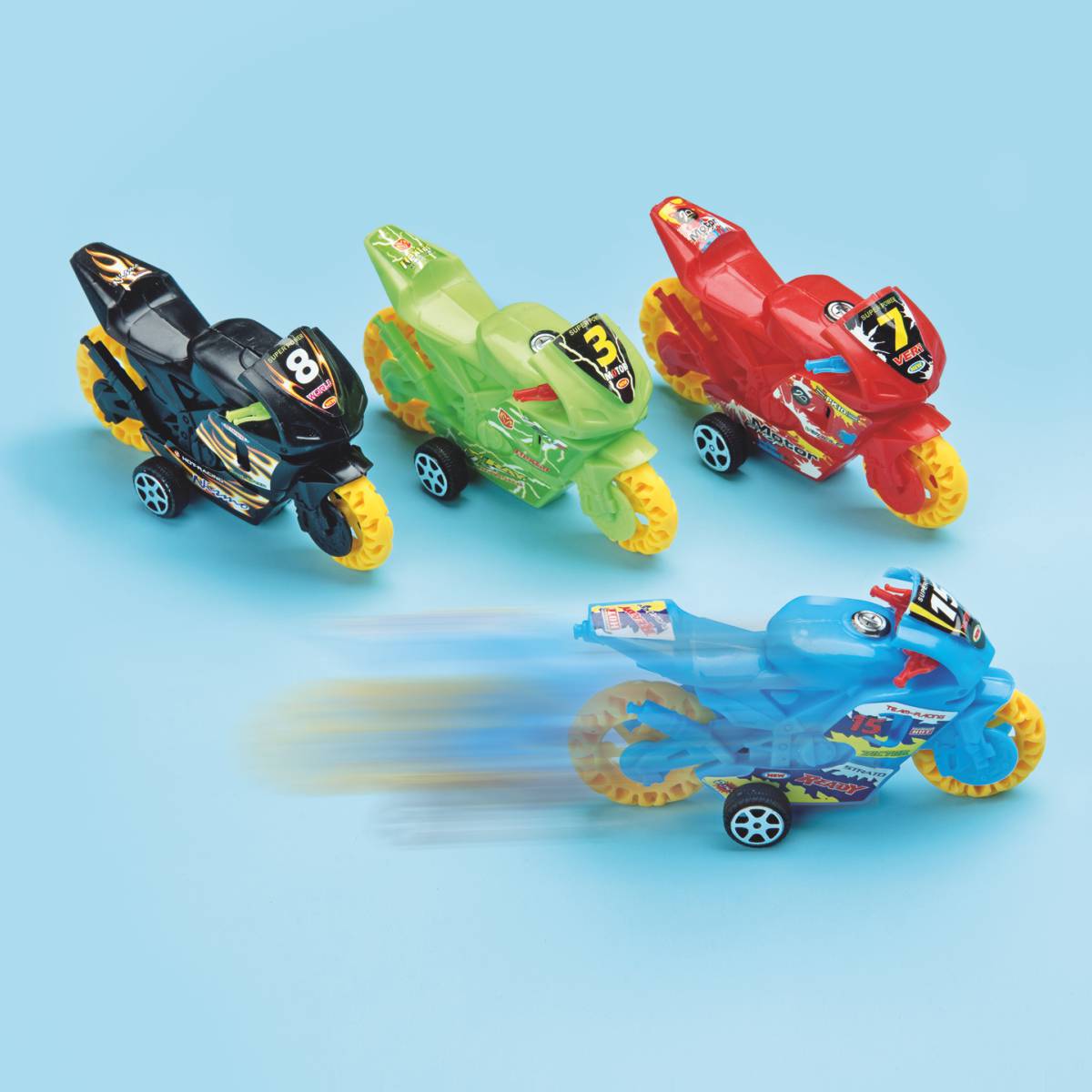 Motorraeder-mit-Rueckzug Superbikes