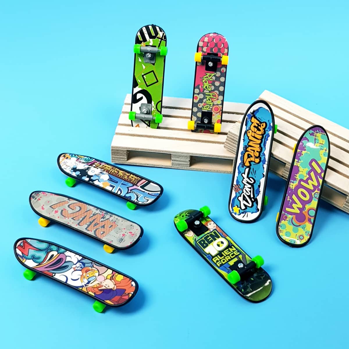 Finger-Skateboards Miniatur-Skateboards für Geschicklichkeitsspiele mit Fingern