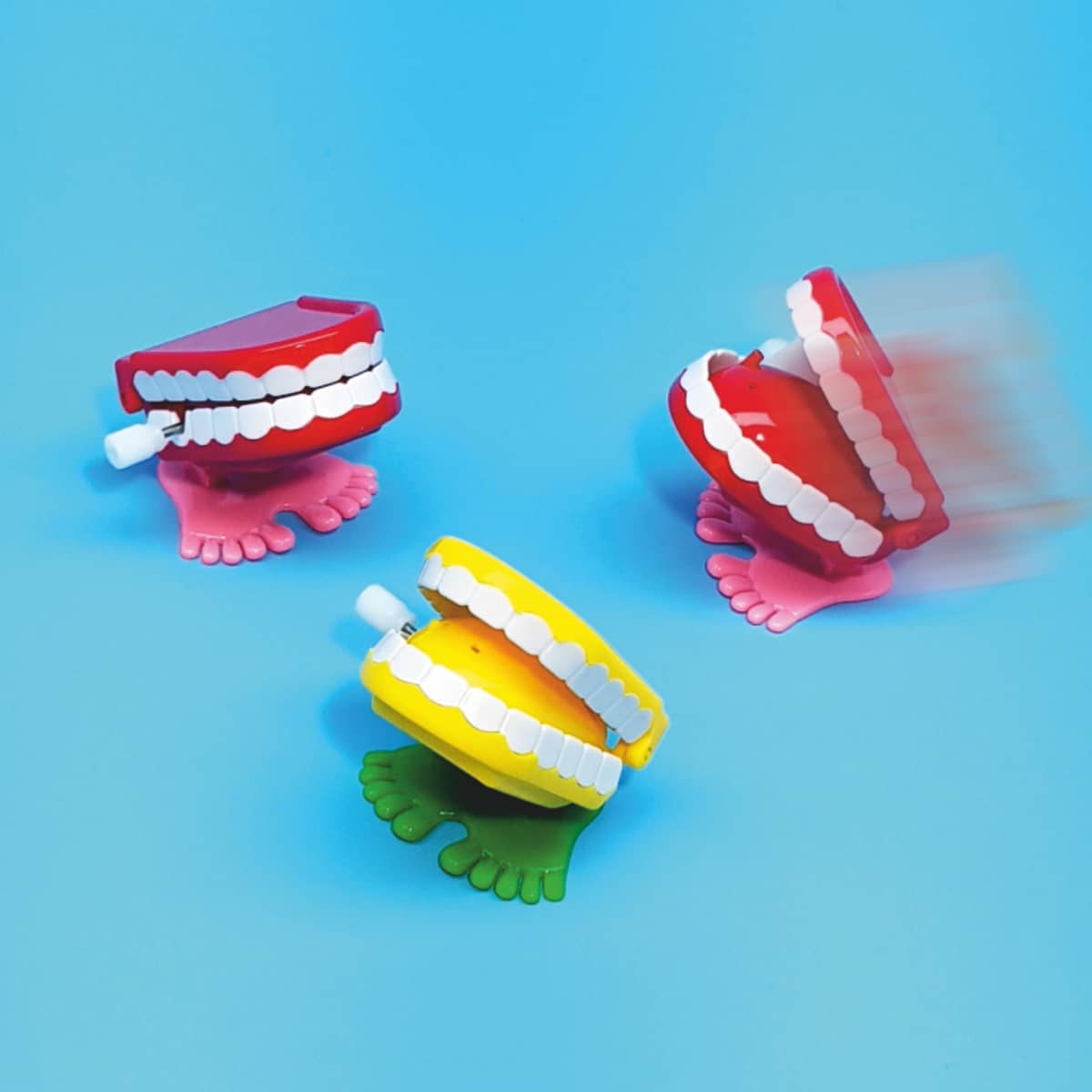 Lustiges Gebiss Klapperzähne zum Aufziehen