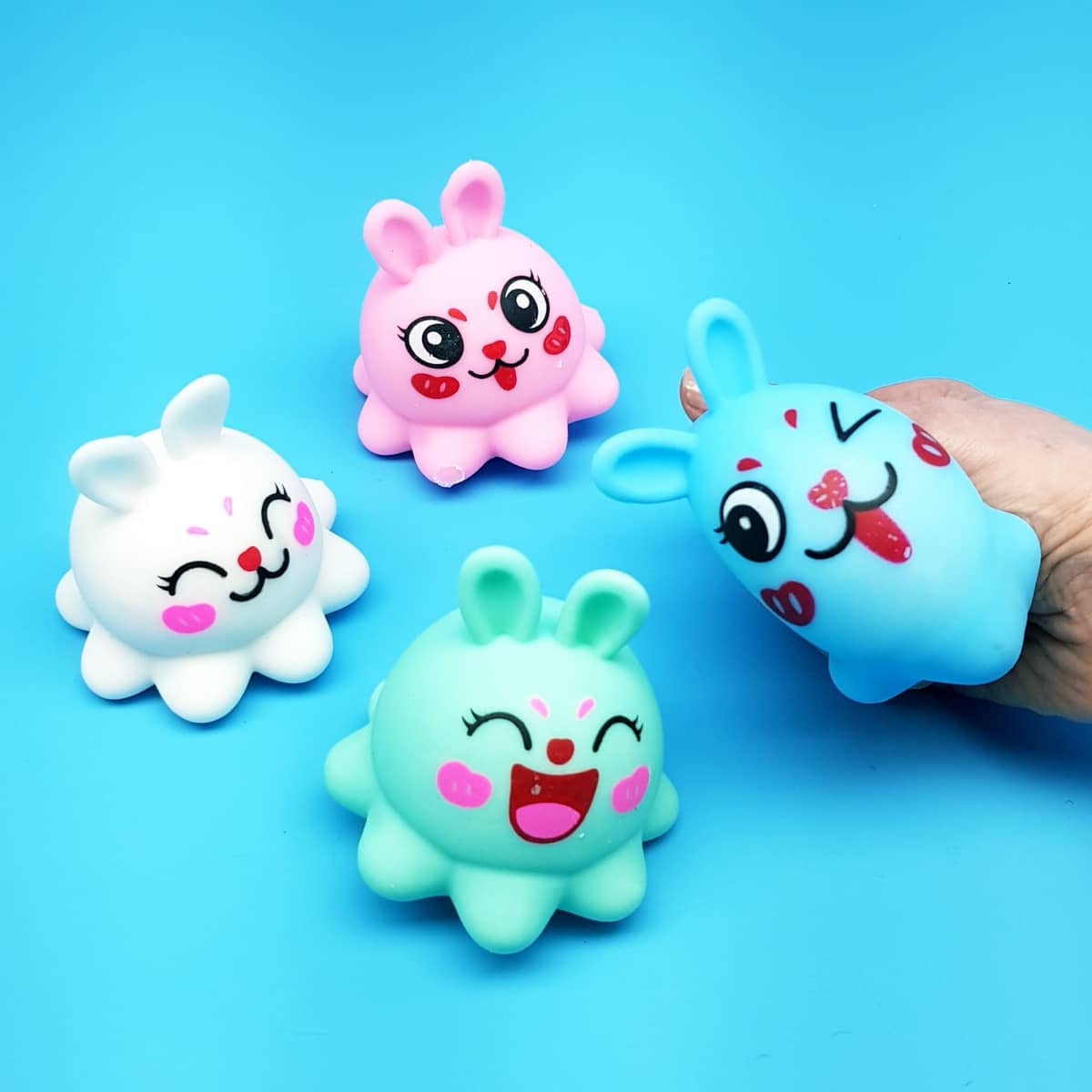 Knautsch-Kaninchen Hasen zum Quetschen in Ballform