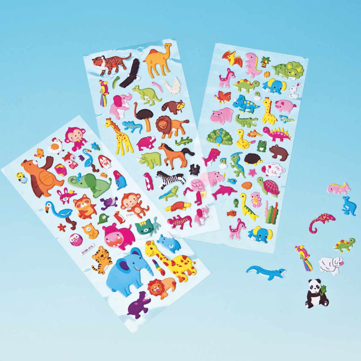 Sticker-Karten-Tiere Aufkleber