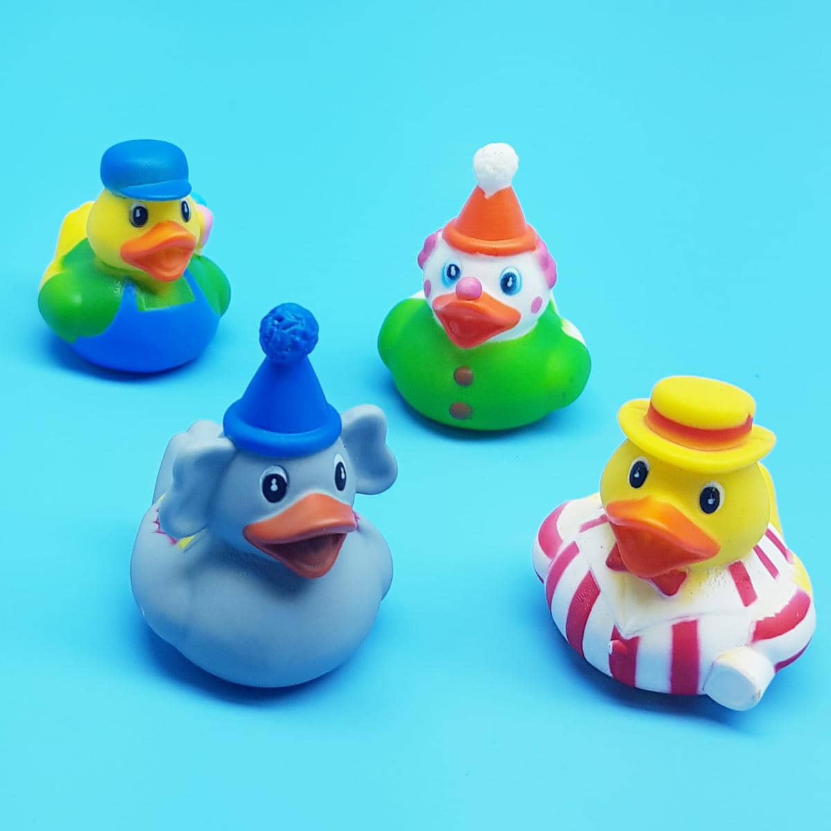 Badeenten Zirkus Badewannenspielzeug mit Zirkus-Motiven