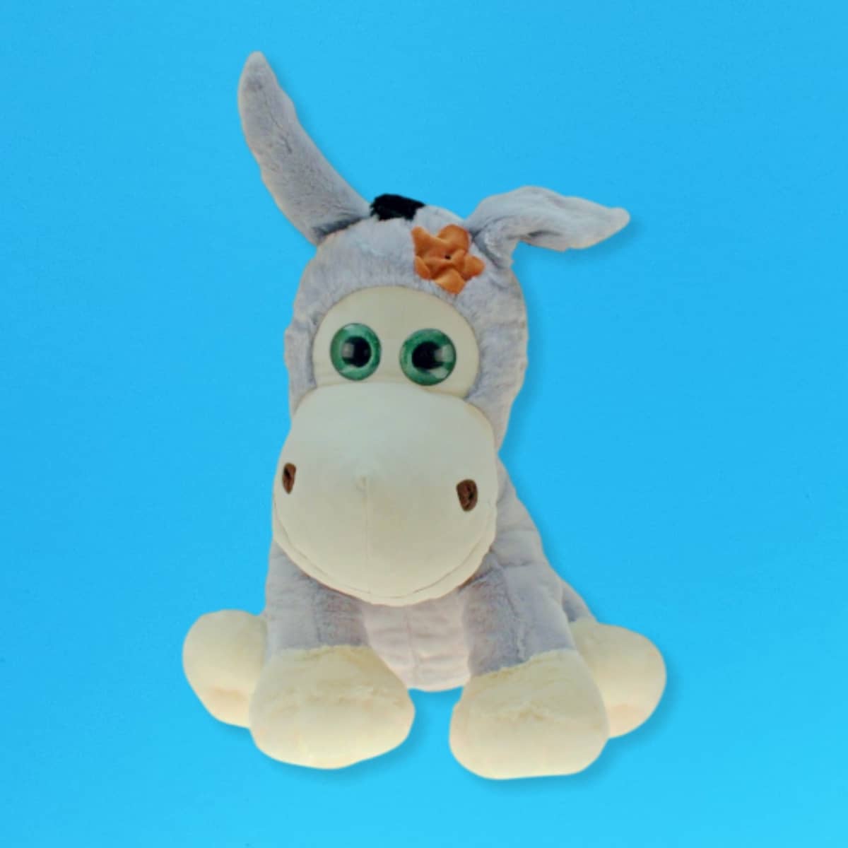 Bauernhof-Stofftier mit Glitzer-Augen