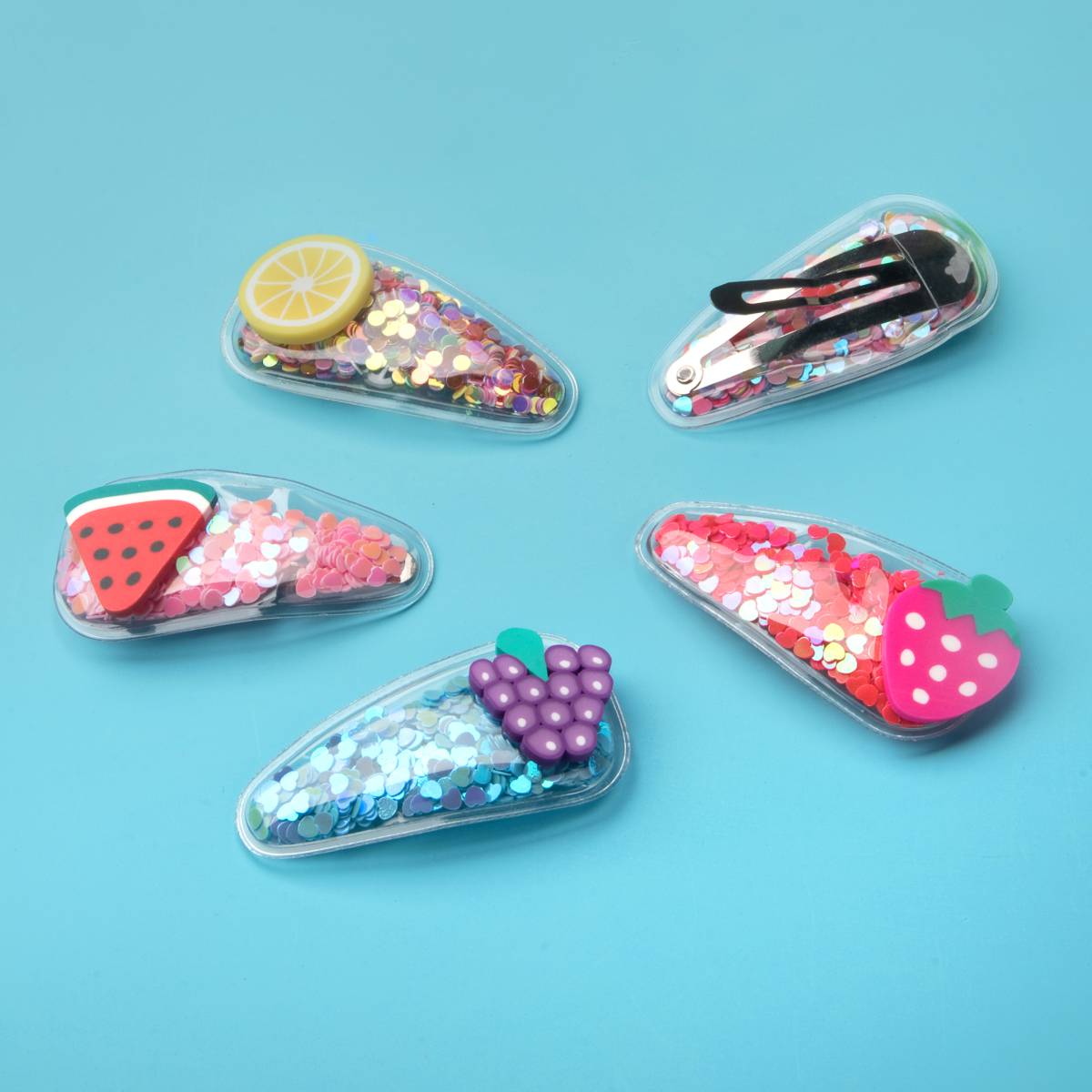 Haarspangen Früchtchen Haarklammern