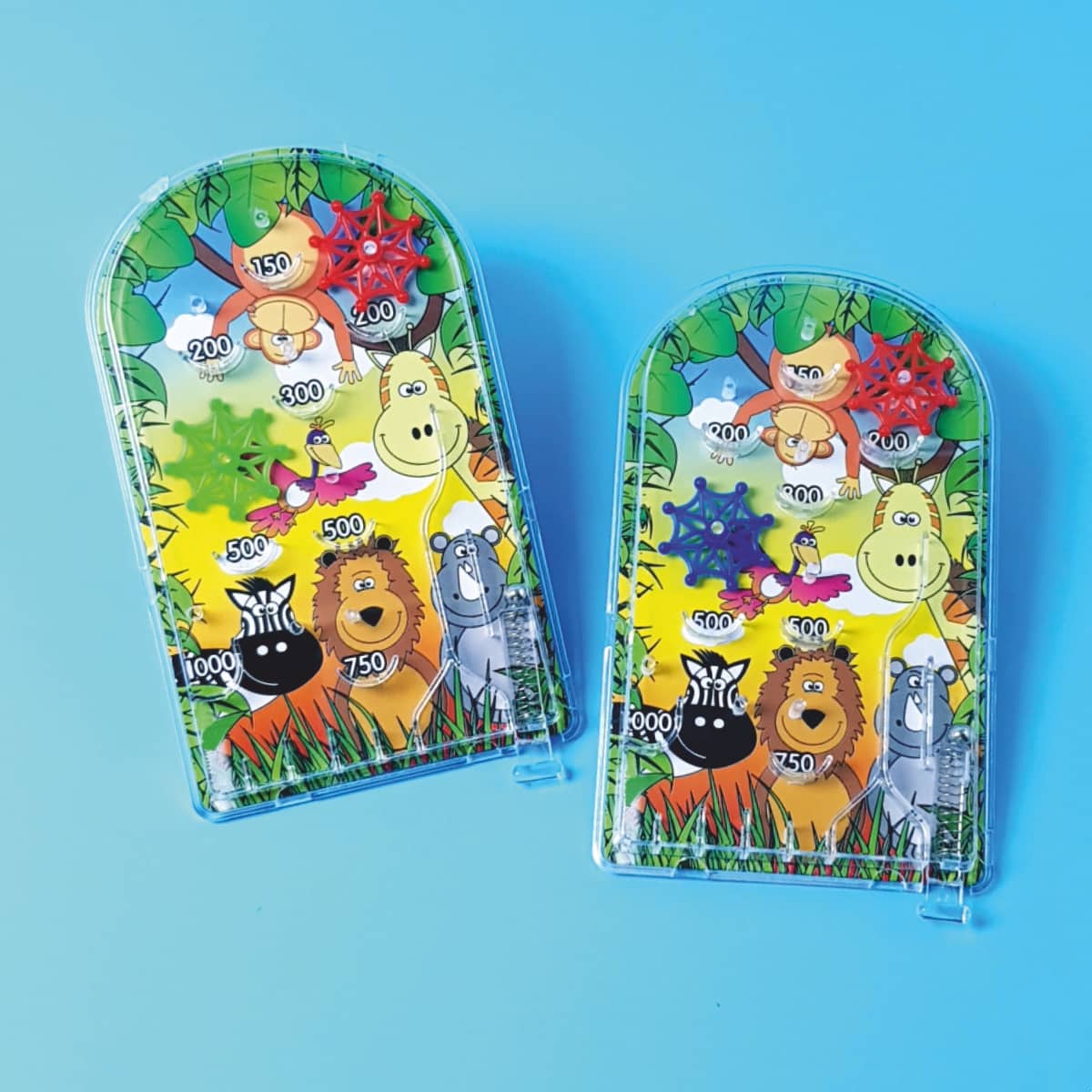 Flipperspiele Wilde Tiere Geduldspiele mit Safari-Motiven und kleinen Metallkügelchen