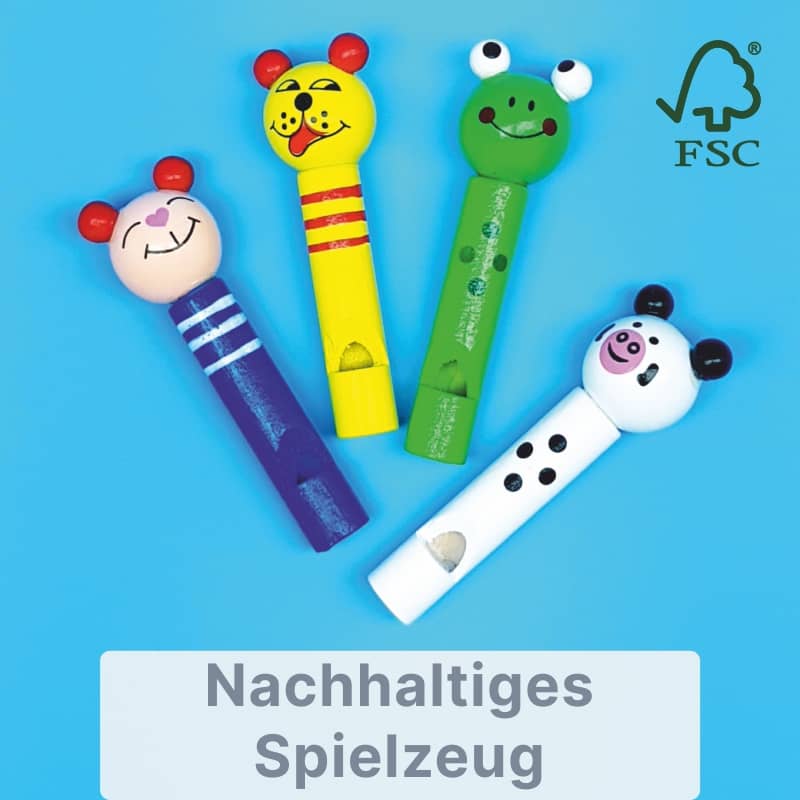 Nachhaltiges Spielzeug Öko-Spielwaren B2B zum Verschenken und Mitgeben FSC-zertifiziert