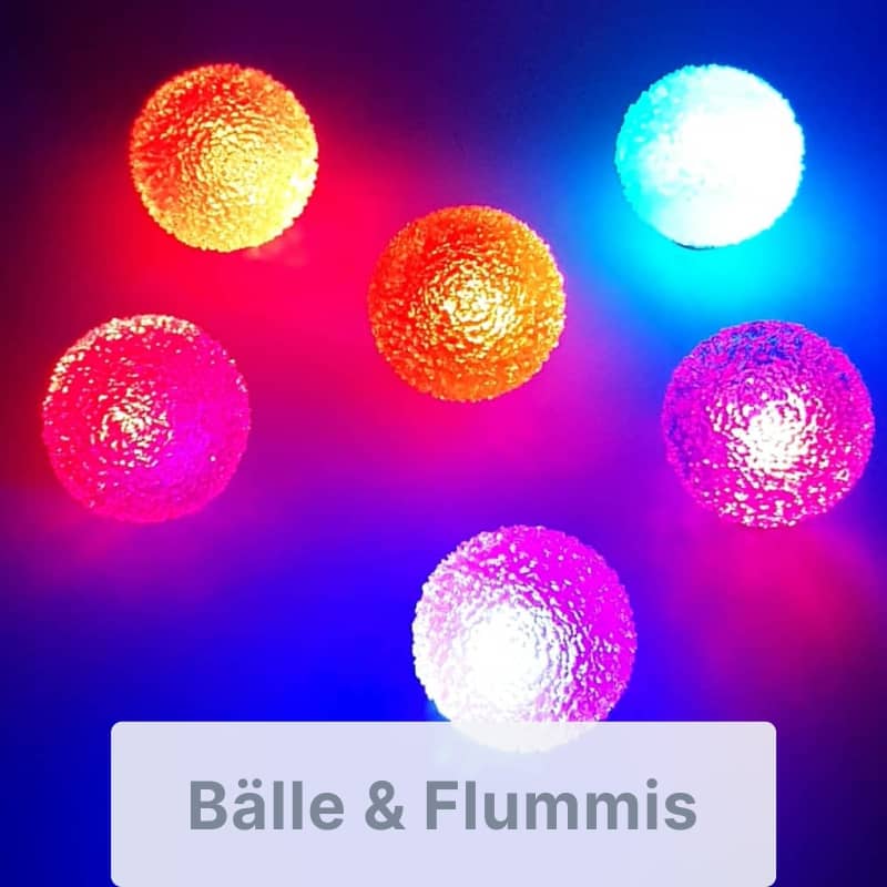 Bälle und Flummis Springbälle Softbälle Flummis Knautschbälle Leuchtbälle und viele mehr