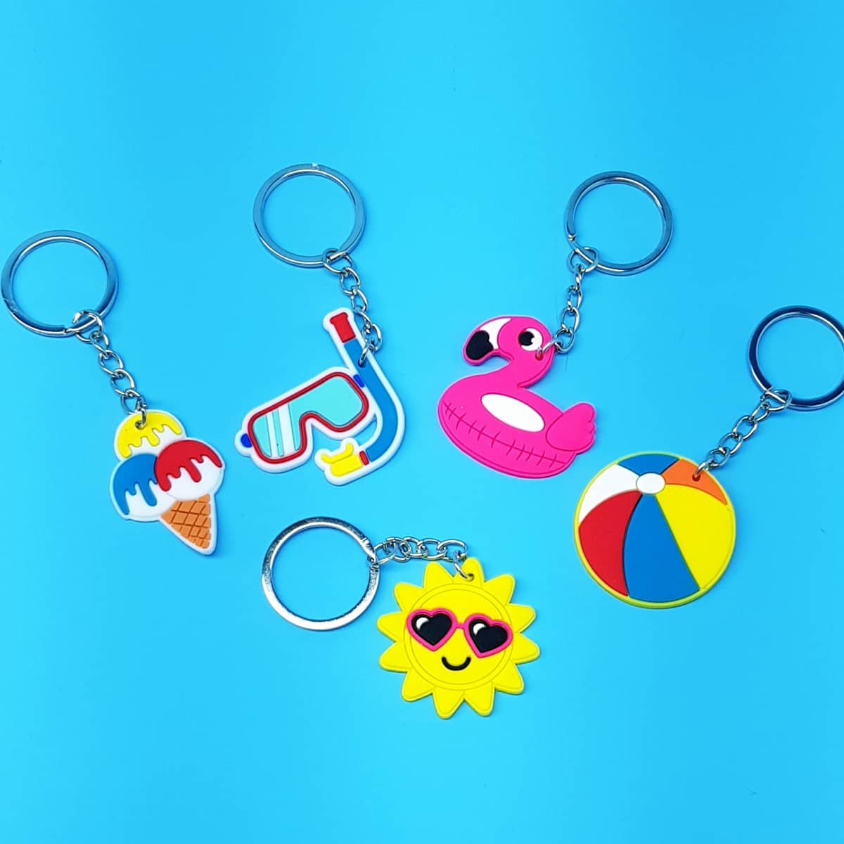 Schlüsselanhänger Summertime Nützliches Accessoire mit sommerlichen Motiven